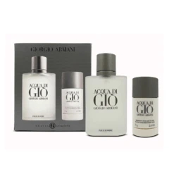 Armani Acqua Di Gio Men's Eau De Toilette Gift Set Spray (100ml) With 75g Deodorant Stick