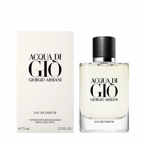 Armani Acqua Di Gio Profondo Eau De Parfum Refillable Men's Aftershave Spray (75ml, 125ml)