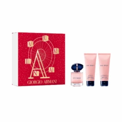 Armani My Way Eau De Parfum Gift Set Spray (50ml) With Body Lotion And Shower Gel