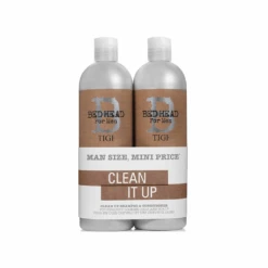 TIGI Bed Head For Men Clean It Up Shampoo & Conditioner (2 X 750ml)
