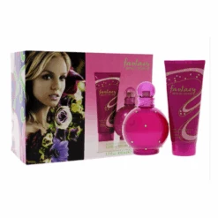 Britney Spears Fantasy Eau De Parfum Women's Gift Set Spray (100ml) With 100ml Body Souffle