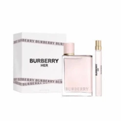 Burberry Her Eau De Parfum Women's Perfume Gift Set Spray (100ml) With 10ml EDP
