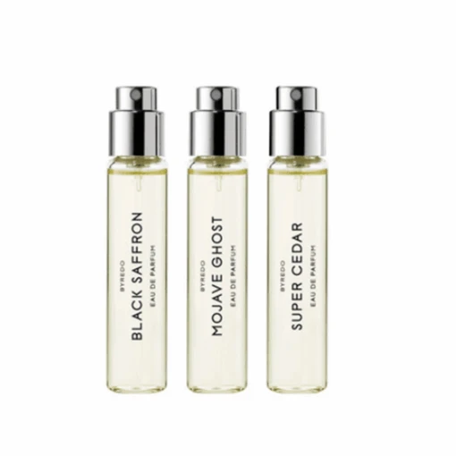 Byredo La Selection Boisee Discovery Gift Set 3 X 12ml EDP Splashes (Black Saffron + Mojave Ghost + Super Cedar)