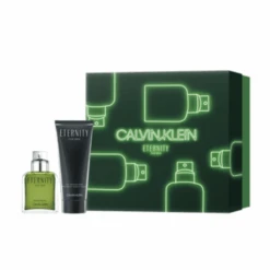 Calvin Klein Eternity Eau De Toilette Men's Aftershave Gift Set Spray (50ml) With Body Wash