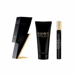 Carolina Herrera Bad Boy Eau De Toilette Men's Aftershave Gift Set Spray (100ml) With Shower Gel & 10ml EDT -Hugo Boss Shop carolina herrera men s aftershave carolina herrera bad boy eau de toilette men s aftershave gift set spray 100ml with shower gel 10ml edt 34320837574815