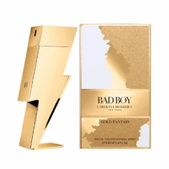 Carolina Herrera Bad Boy Gold Fantasy Eau De Toilette Men's Aftershave Spray (100ml)