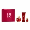 Carolina Herrera CH Eau De Toilette Women's Perfume Gift Set Spray (100ml) With Body Lotion And 10ml EDT