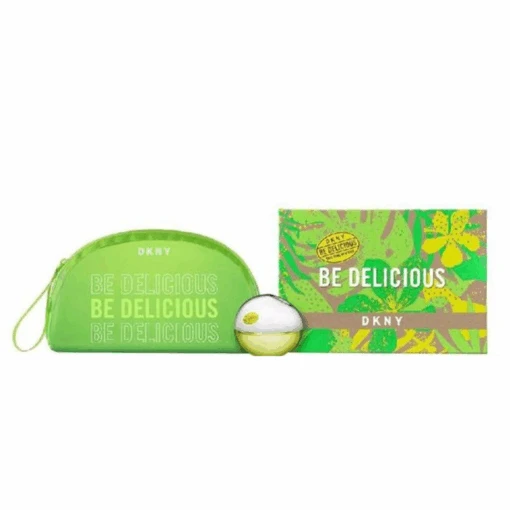 DKNY Be Delicious Eau De Parfum Women's Perfume Gift Set Spray (30ml) With Cosmetic Case
