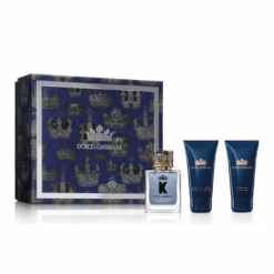 Dolce & Gabbana K Eau De Toilette (50ml) Gift Set With 50ml EDT, 50ml Shower Gel & 50ml Aftershave Balm