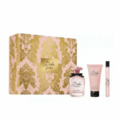 Dolce & Gabbana Dolce Garden Eau De Parfum Gift Set Spray (75ml) With 50ml Body Lotion + 10ml EDT