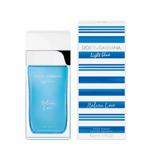 Dolce & Gabbana Light Blue Italian Love Eau De Toilette Women's Perfume Spray (100ml)