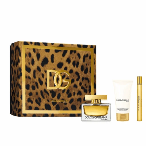 Dolce & Gabbana The One Eau De Parfum Women's Perfume Gift Set Spray (75ml) With Body Lotion & 10ml EDP