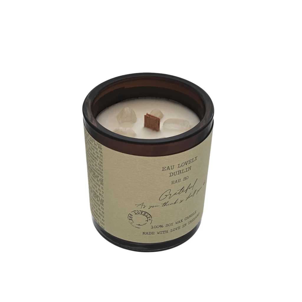 Eau Lovely Dublin Eau So Grateful Candle (With Moonstone Crystals) 5 Eau Lovely Dublin Eau So Grateful Candle (With Moonstone Crystals) - Image 3