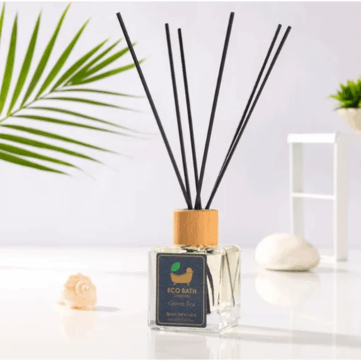 Eco Bath London Reed Green Tea Room Diffuser (100ml)