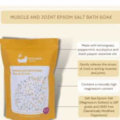 Eco Bath Muscle And Joint Epsom Salt Bath Soak Pouch (500g) -Hugo Boss Shop eco bath hair care eco bath muscle and joint epsom salt bath soak pouch 500g 35595268456607