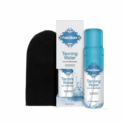 Fake Bake Tanning Water (198ml) Gift Set With Application Mitt
