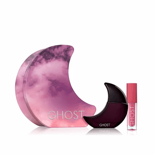 Ghost Deep Night Eau De Parfum Women's Perfume Gift Set Spray (10ml) + Lip Gloss Mini