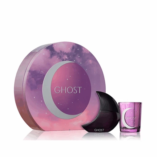 Ghost Deep Night Eau De Toilette Women's Perfume Gift Set Spray (30ml) + Fragranced Candle