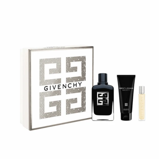 Givenchy Gentleman Society Eau De Parfum Men's Aftershave Gift Set Spray (100ml) With 75ml Shower Gel And 12.5ml Travel Spray