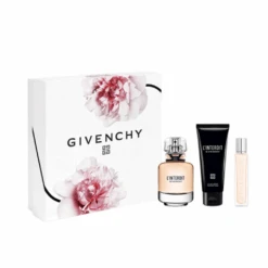 Givenchy L'Interdit Eau De Parfum Women's Perfume Gift Set Spray (80ml) With Body Lotion And 12.5ml EDP