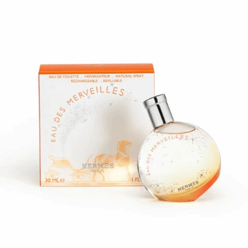 Hermès Hermes Eau Des Merveilles Eau De Toilette Women's Perfume Spray (30ml, 50ml, 100ml)