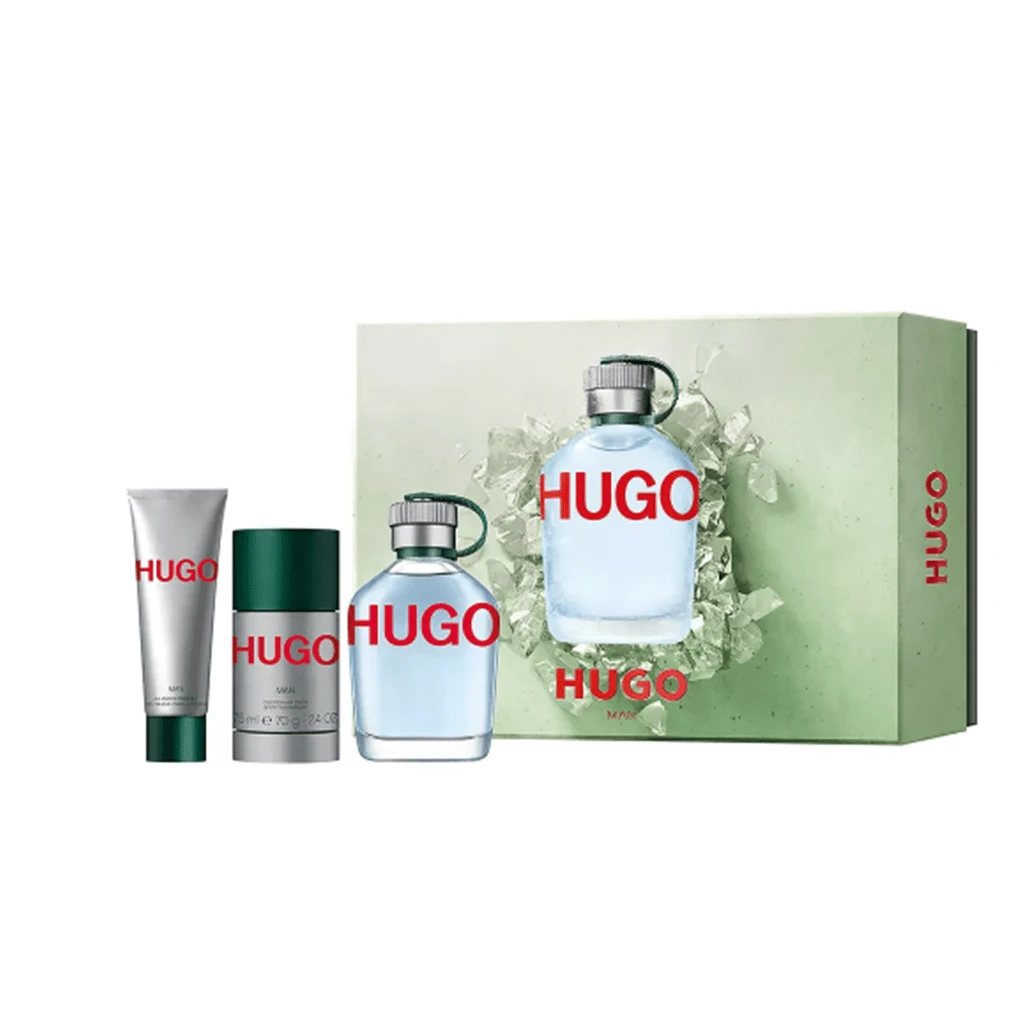 Hugo Boss Hugo Man Eau De Toilette Men's Aftershave Gift Set (125ml) With Deodorant Stick & Shower Gel 3 Hugo Boss Hugo Man Eau De Toilette Men's Aftershave Gift Set (125ml) With Deodorant Stick & Shower Gel