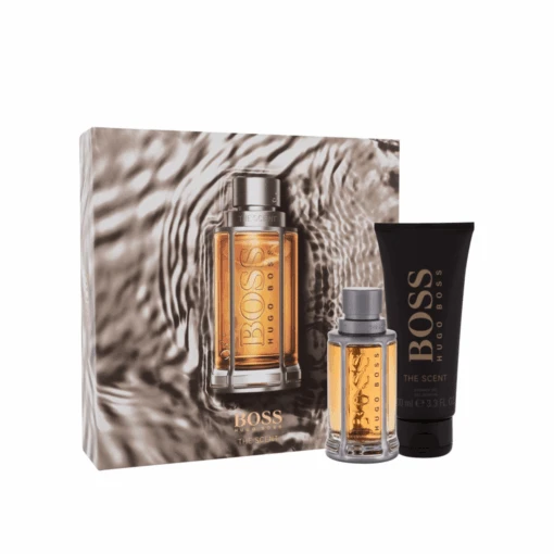 Hugo Boss The Scent Eau De Toilette Men's Gift Set Spray (50ml) With Shower Gel