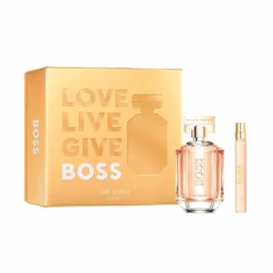 Hugo Boss The Scent For Her Eau De Parfum Women's Gift Set Spray (100ml) With 10ml EDP