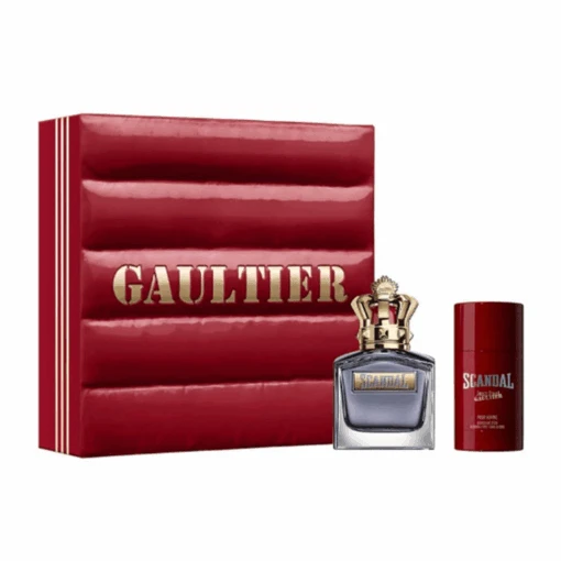 Jean Paul Gaultier Scandal Pour Homme Eau De Toilette Men's Aftershave Gift Set Spray (100ml) With 75g Deodorant Stick