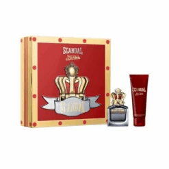 Jean Paul Gaultier Scandal Pour Homme Eau De Toilette Men's Aftershave Gift Set Spray (50ml) With Shower Gel