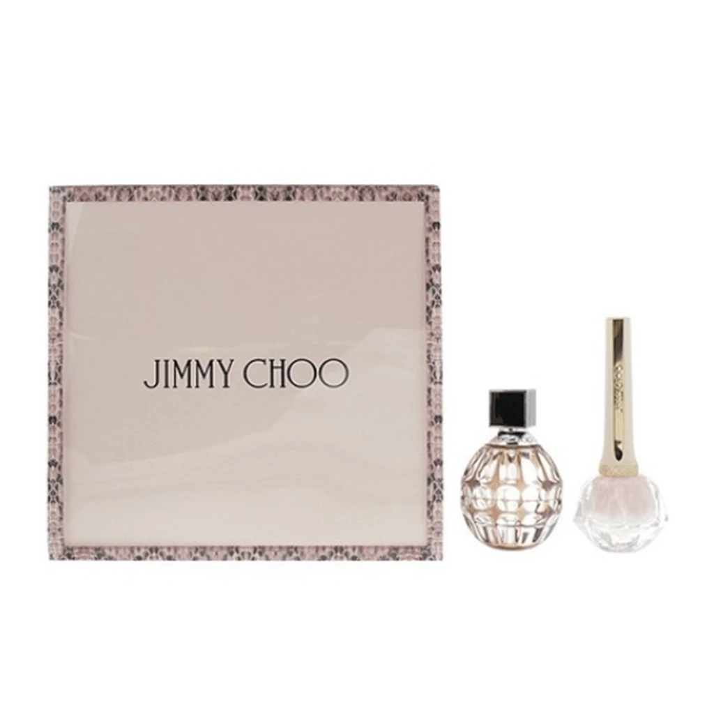Jimmy Choo Eau De Parfum Gift Set Spray (60ml) + Sweet Pink Nail Polish 3 Jimmy Choo Eau De Parfum Gift Set Spray (60ml) + Sweet Pink Nail Polish