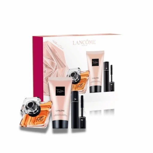 Lancome Tresor Eau De Parfum Women's Perfume Gift Set Spray (30ml) With Body Lotion And Mascara
