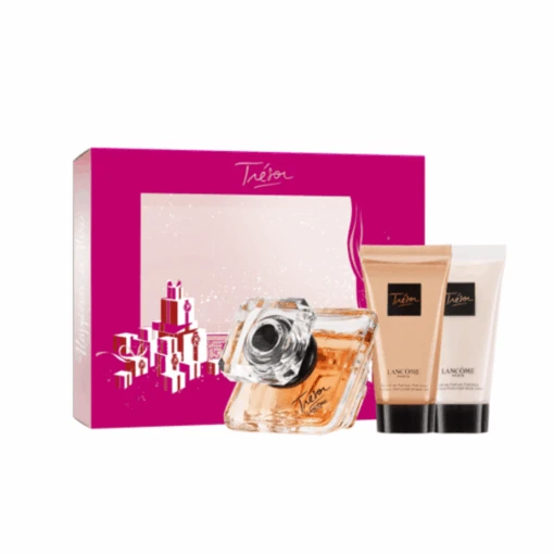 Lancome Tresor Eau De Parfum Women's Perfume Gift Set Spray (30ml) With Body Lotion & Shower Gel