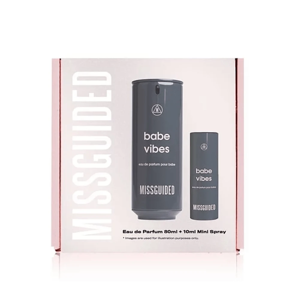 Missguided Babe Vibes Eau De Parfum Women's Perfume Spray Gift Set (80ml) With 10ml EDP 3 Missguided Babe Vibes Eau De Parfum Women's Perfume Spray Gift Set (80ml) With 10ml EDP