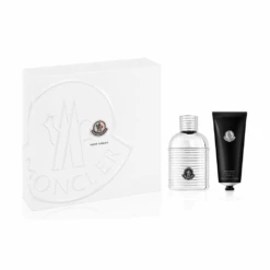 Moncler Pour Homme Men's Eau De Parfum Aftershave Gift Set Spray (60ml) With 100ml Shower Gel