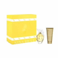Nina Ricci L'Air Du Temps Eau De Toilette Women's Perfume Gift Set Spray (50ml) With Body Milk