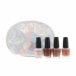 OPI Malibu Collection Nail Polish 5 Piece Gift Set (4 X 15ml) Nail Polish With Holographic Bag