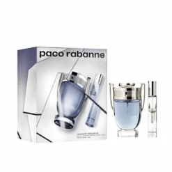 Paco Rabanne Invictus Eau De Toilette Men's Aftershave Gift Set (100ml) With 20ml EDT