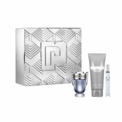 Paco Rabanne Invictus Eau De Toilette Men's Aftershave Gift Set (50ml) With Shower Gel & 10ml EDT