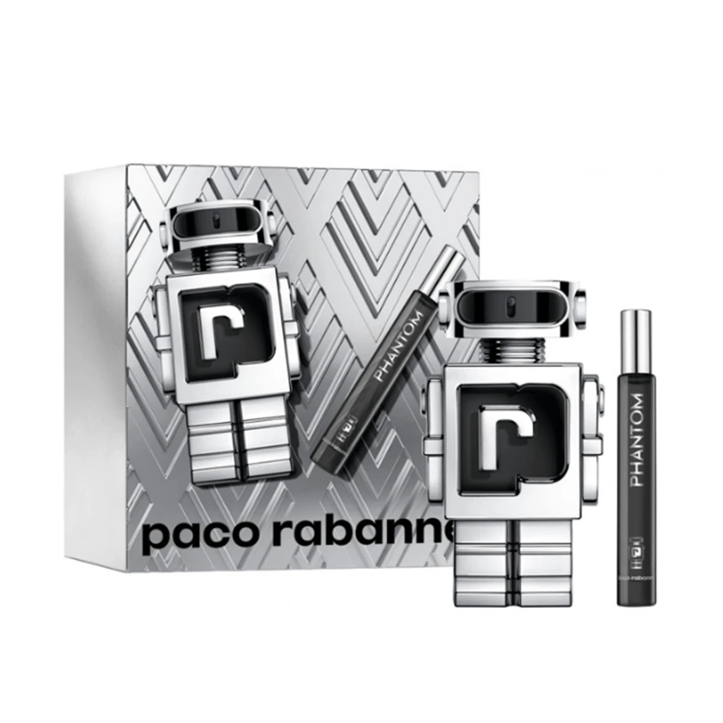 Paco Rabanne Phantom Eau De Toilette Gift Set Spray (100ml) With 20ml EDT 3 Paco Rabanne Phantom Eau De Toilette Gift Set Spray (100ml) With 20ml EDT
