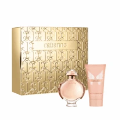 Paco Rabanne Olympea Eau De Parfum Women's Perfume Gift Set Spray (50ml) With Body Lotion