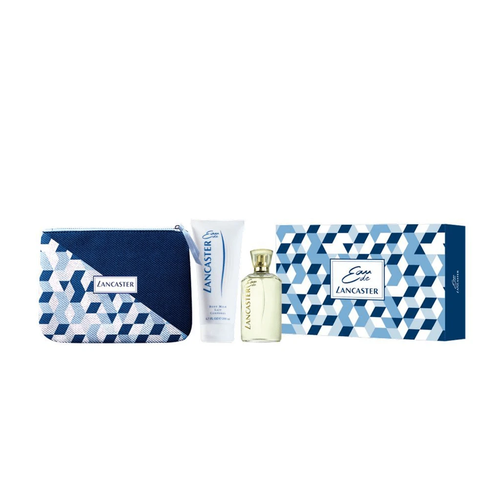 Lancaster Eau De Lancaster Set 3 Pcs (75ml EDT, 200ml Body Lotion & Pouch) 3 Lancaster Eau De Lancaster Set 3 Pcs (75ml EDT, 200ml Body Lotion & Pouch)