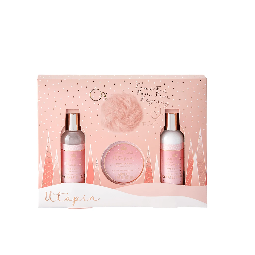 Style & Grace Utopia Keyring Set With Eco Packaging 3 Style & Grace Utopia Keyring Set With Eco Packaging