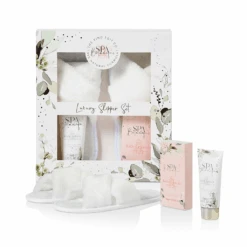 The Kind Edit Co. Spa Botanique Luxury Slipper Gift Set
