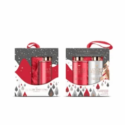 The Luxury Bathing Company Toasted Praline & Sweet Vanilla Glow Gift Set