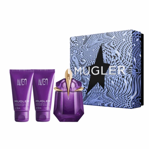 Thierry Mugler Alien Eau De Parfum Women's Gift Set Spray (30ml) With 50ml Shower Gel + 50ml Body Lotion