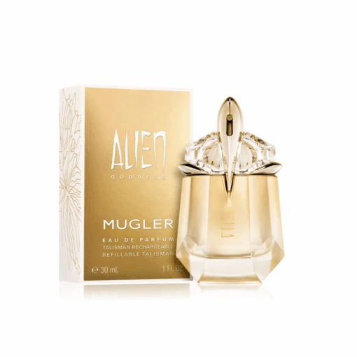 Thierry Mugler Alien Goddess Eau De Parfum Refillable Women's Perfume Spray (30ml, 60ml, 90ml, 100ml Refillable Talisman)