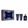 Versace Pour Homme Dylan Blue Eau De Toilette Men's Aftershave Spray Gift Set (50ml) With Shower Gel & 50ml After Shave Balm