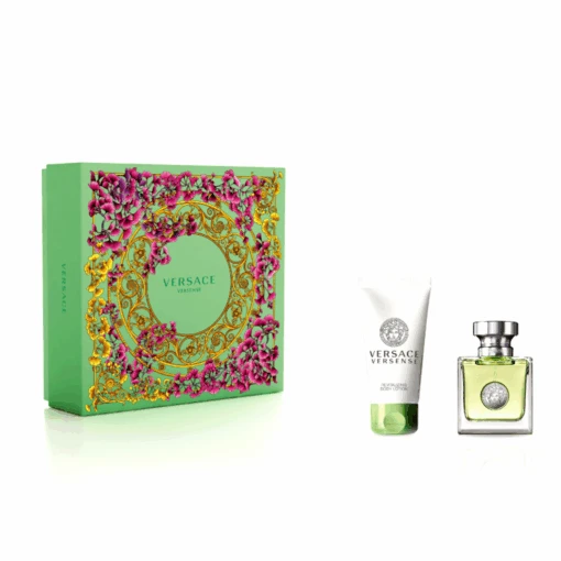 Versace Versense Eau De Toilette Women's Perfume Gift Set Spray (30ml) With Body Lotion