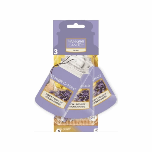 Yankee Candle Lemon Lavender Car Freshener X3
